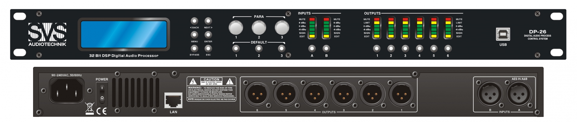 SVS Audiotechnik DP-26 Цифровой процессор: 2 входа 6 выходов в Димитровграде