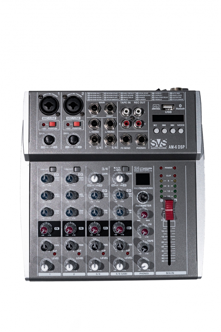 SVS Audiotechnik mixers AM-6 DSP Микшерный пульт аналоговый, 6-канальный SVS Audiotechnik mixers в Димитровграде