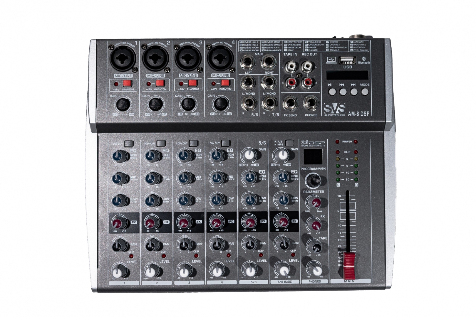 SVS Audiotechnik mixers AM-8 DSP Микшерный пульт аналоговый, 8-канальный в Димитровграде